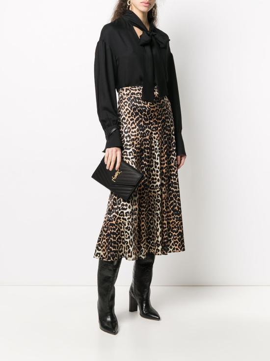 25FW 생로랑 클러치/파우치 617662 BOW01 1000 NERO - SAINT LAURENT