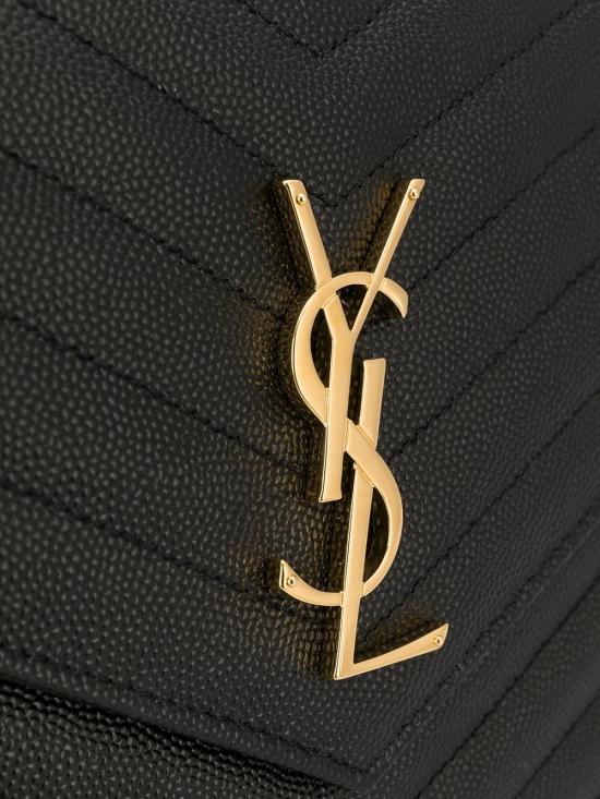 25FW 생로랑 클러치/파우치 617662 BOW01 1000 NERO - SAINT LAURENT