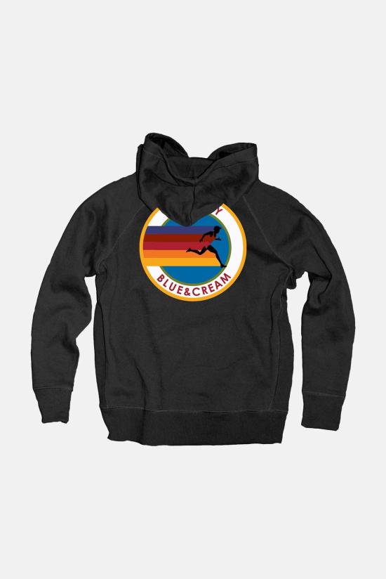  [키즈] 블루&크림 풀오버 키즈  위 런 나이 후디 - BLUE&CREAM