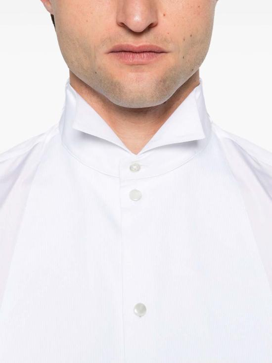 25FW 엠포리오 아르마니 긴팔 셔츠 EM000190TE10247U0002 White - EMPORIO ARMANI