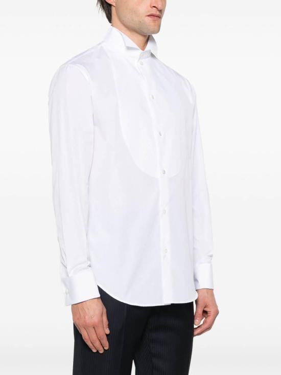 25FW 엠포리오 아르마니 긴팔 셔츠 EM000190TE10247U0002 White - EMPORIO ARMANI