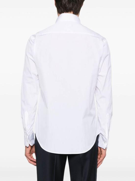 25FW 엠포리오 아르마니 긴팔 셔츠 EM000190TE10247U0002 White - EMPORIO ARMANI