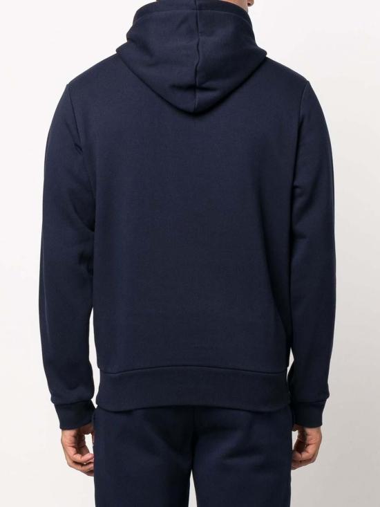  라코스테 오가닉 코튼 후드 티셔츠  SH9623166 Blue - LACOSTE