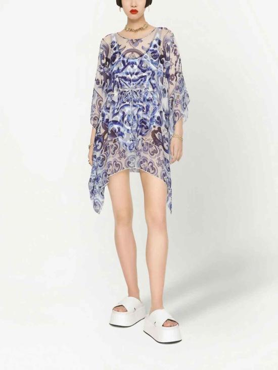 26SS 돌체앤가바나 미디 스커트 F6F1ITHI1BLHA3TN Blue - DOLCE & GABBANA