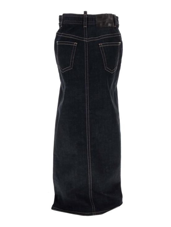 25SS 디스퀘어드2 롱 스커트 S75MA0988S30664470 Dark Blue - DSQUARED2