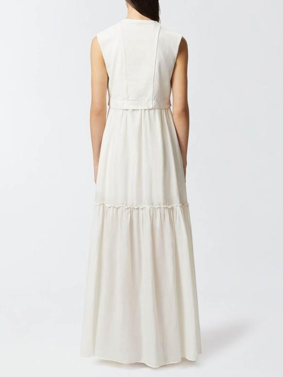 26SS 핑코 롱 원피스 105246A2MIC00 White - PINKO