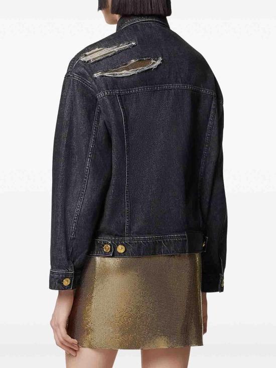  베르사체 데님 자켓 10208931A148091D040 Black - VERSACE