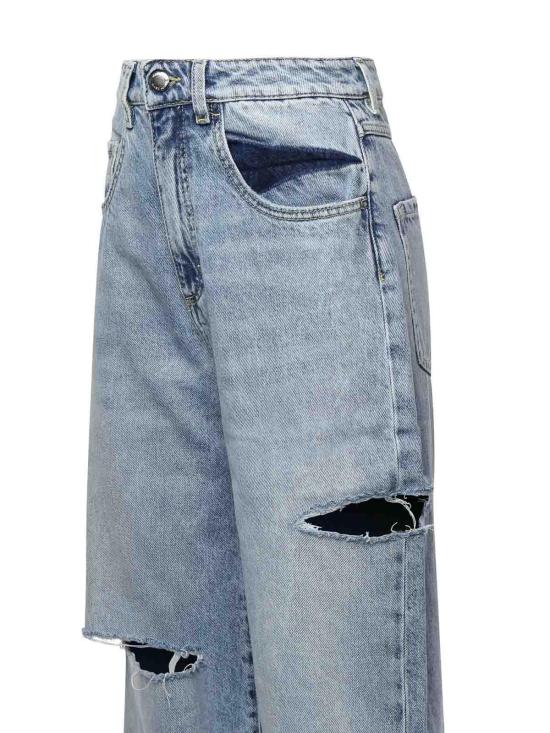  아이콘데님 스트레이트 팬츠 POPPYSKY804 Blue - ICON DENIM