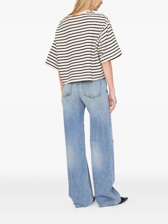 26SS 애니빙 반팔 티셔츠 A0811431MTL69 Beige - ANINE BING