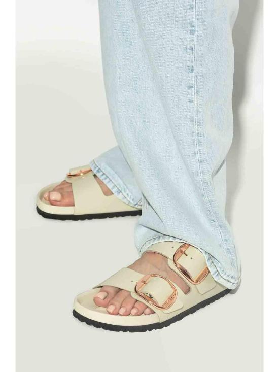 25SS 버켄스탁 샌들 1027850HIGHSHINEECRU Light Beige - BIRKENSTOCK