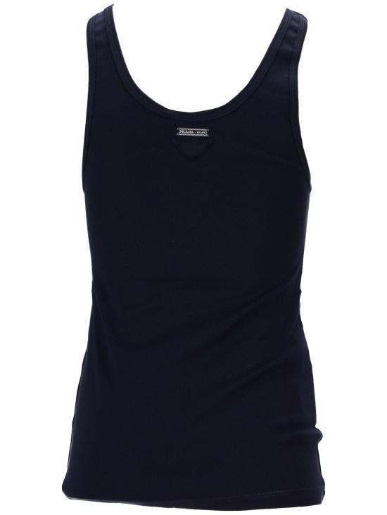  프라다 민소매 티셔츠 39603SOOO10Z0F0124 Dark Blue - PRADA