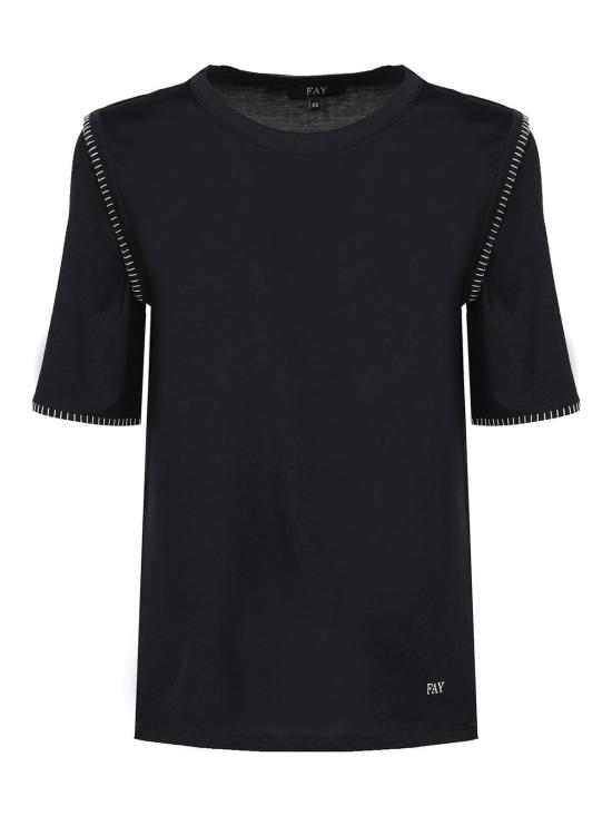  페이 반팔 티셔츠 NPWB3466560QQAU807 Blue