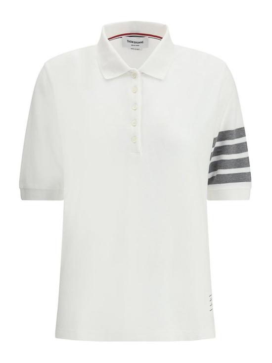 26FW 톰브라운 폴로 티셔츠 FJP052G07976100 WHITE