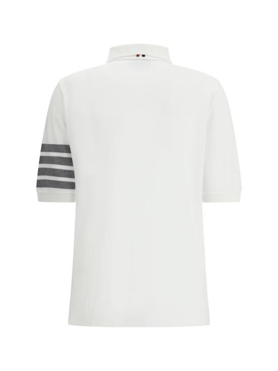 26FW 톰브라운 폴로 티셔츠 FJP052G07976100 WHITE - THOM BROWNE