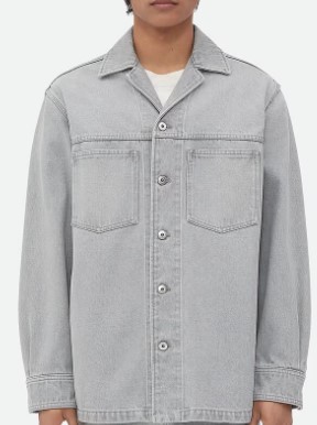 24FW 보테가베네타 자켓 802371V4LP0 1493 LIGHT GREY