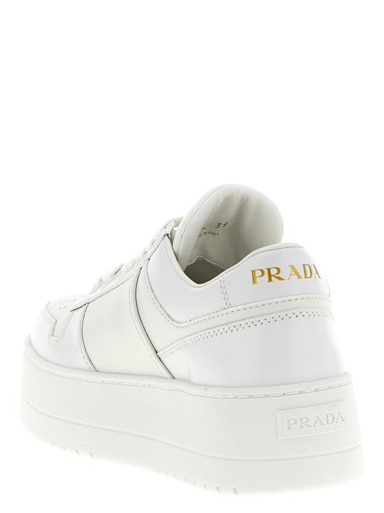 26SS 프라다 다운타운 볼드 레더 스니커즈 1E792MFD0503LPHF0009 White - PRADA