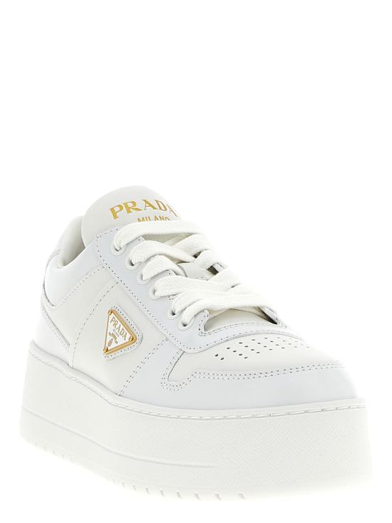 26SS 프라다 다운타운 볼드 레더 스니커즈 1E792MFD0503LPHF0009 White - PRADA