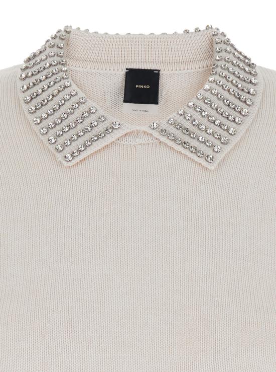 25FW 핑코 긴팔 티셔츠 105530A2S4I23 Beige - PINKO