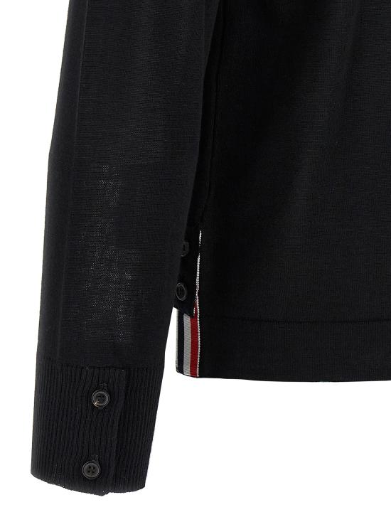 25FW 톰브라운 가디건 MKL007BY1051001 Black - THOM BROWNE