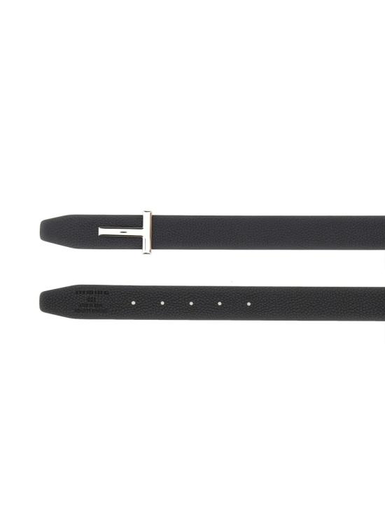 26SS 톰포드 레더 리버시블 버클 T 벨트 TB224 LCL236S3LN01 BLUE - TOMFORD