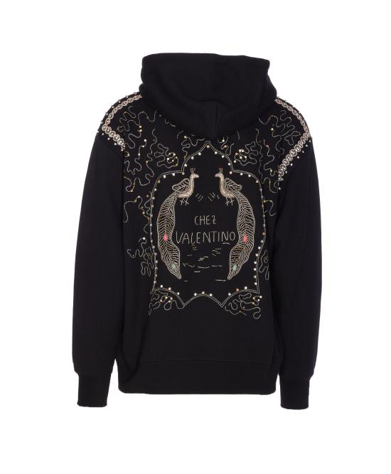 25FW 발렌티노 가라바니 긴팔 티셔츠 MF28NB1J 0NO Black - VALENTINO GARAVANI