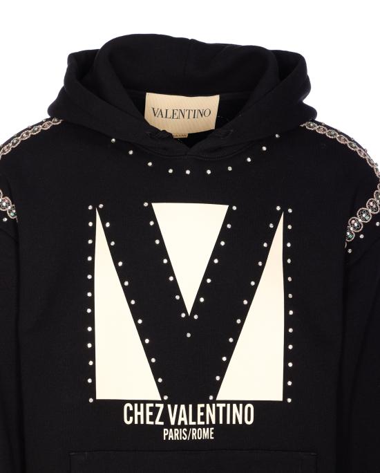 25FW 발렌티노 가라바니 긴팔 티셔츠 MF28NB1J 0NO Black - VALENTINO GARAVANI