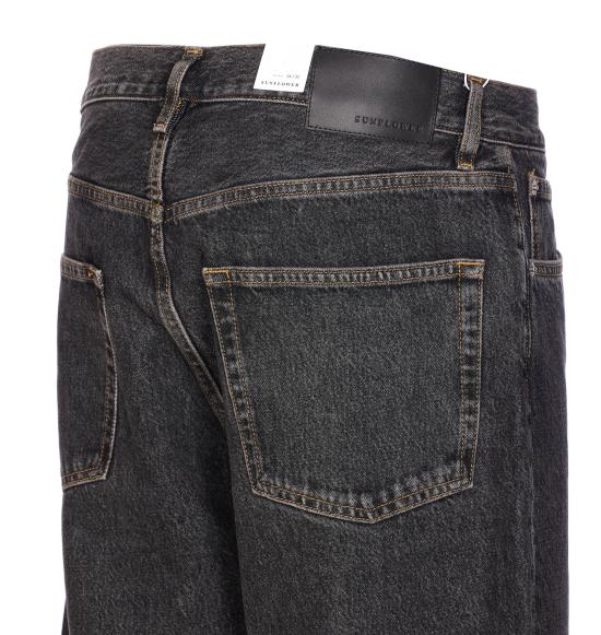 25FW 선플라워 데님 팬츠 51084 BLACK STONE Black - SUNFLOWER