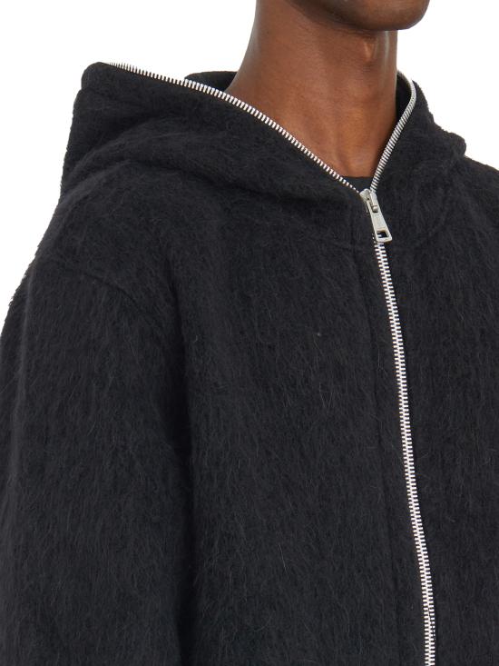 25FW 아워레가시 집업 니트 MM4243FBH Black - OUR LEGACY