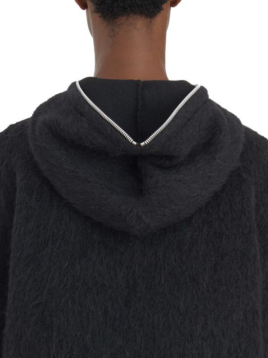 25FW 아워레가시 집업 니트 MM4243FBH Black - OUR LEGACY