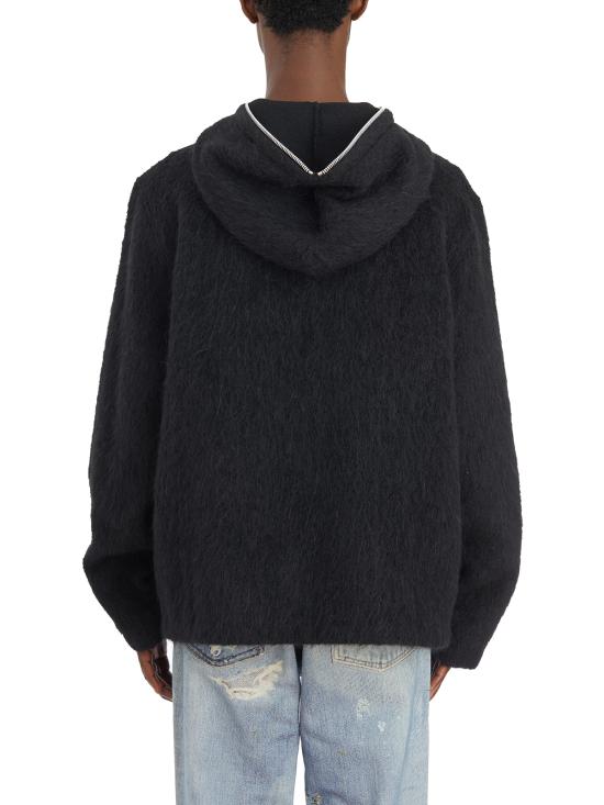 25FW 아워레가시 집업 니트 MM4243FBH Black - OUR LEGACY