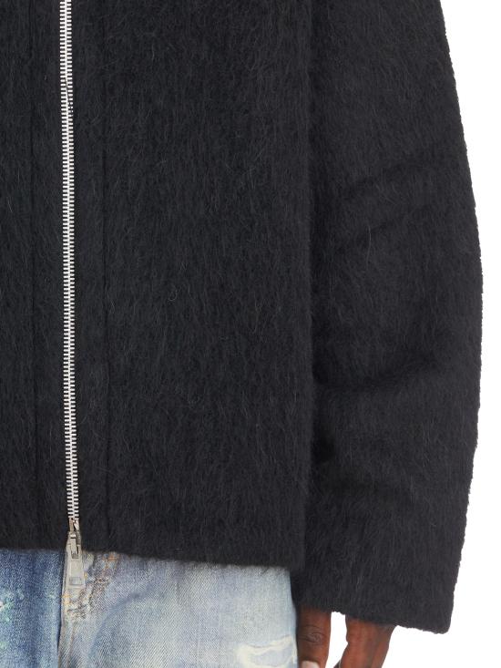 25FW 아워레가시 집업 니트 MM4243FBH Black - OUR LEGACY