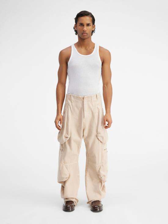  자크뮈스 스트레이트 팬츠 236PA055 1485 130 Beige - JACQUEMUS