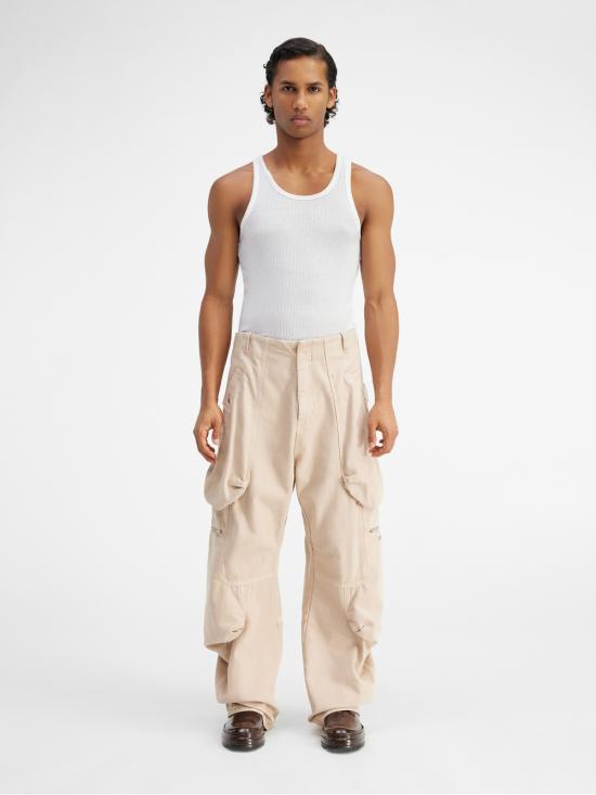  자크뮈스 스트레이트 팬츠 236PA055 1485 130 Beige - JACQUEMUS