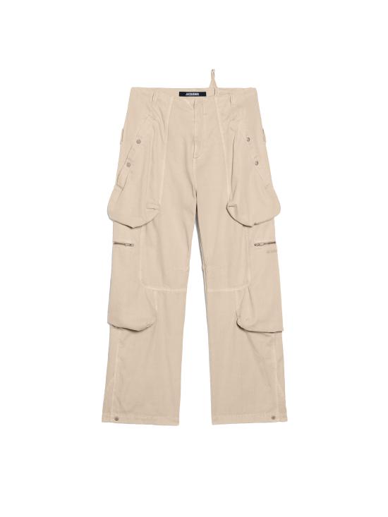  자크뮈스 스트레이트 팬츠 236PA055 1485 130 Beige - JACQUEMUS