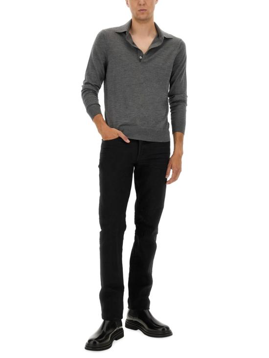 25FW 톰포드 폴로 티셔츠 KPL003 YMW103IG680 GREY - TOMFORD