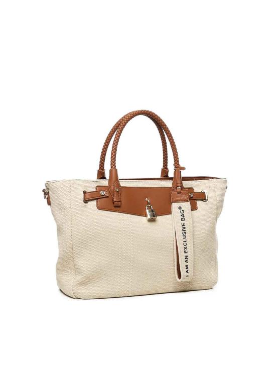 25SS 브이73 토트백 73BS8VY01REBECCAOFFWHITECORALLO Cream - V73