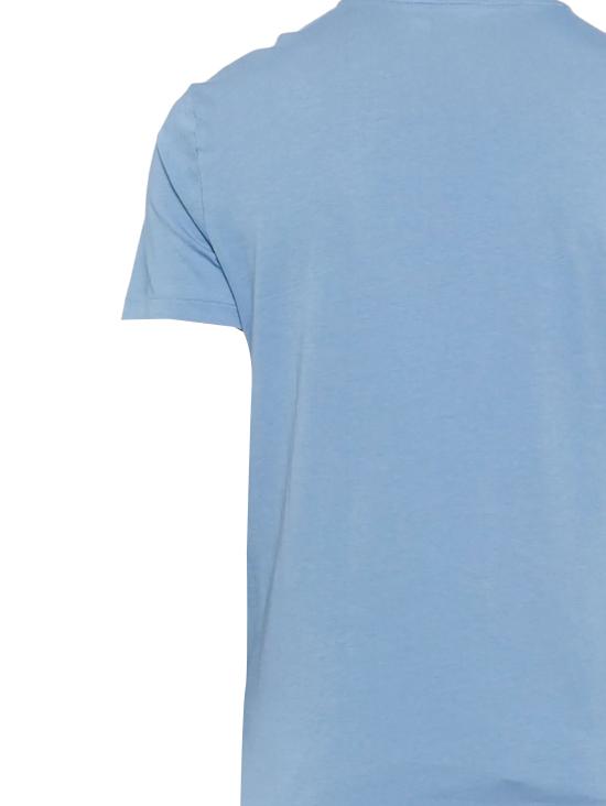 25SS 폴로 랄프로렌 포니로고 자수 반팔 티셔츠 710671438 408 CAMPUS BLUE - POLO RALPH LAUREN