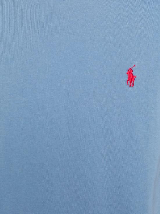 25SS 폴로 랄프로렌 포니로고 자수 반팔 티셔츠 710671438 408 CAMPUS BLUE - POLO RALPH LAUREN
