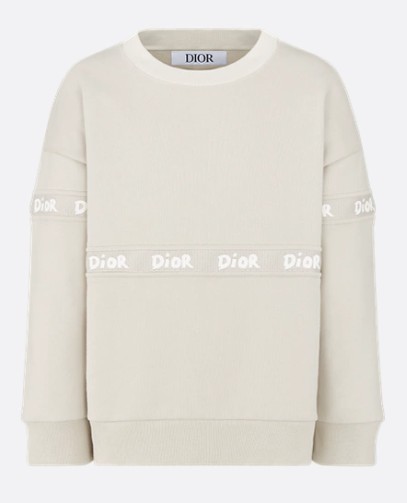 25FW [키즈] 디올 트레이닝 상의 5WBM23SWEB 028 Beige