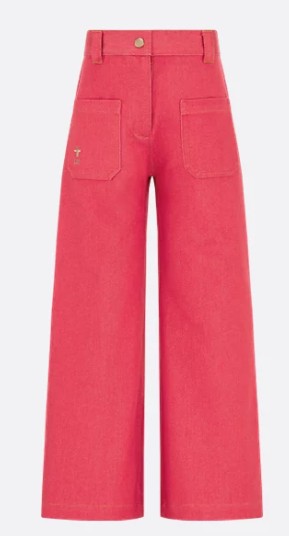 25FW [키즈] 디올 팬츠 5WBM11PANB 613 Red