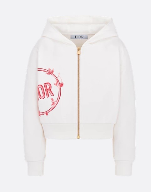 25FW [키즈] 디올 트레이닝 상의 5WBM13CARA 37B White