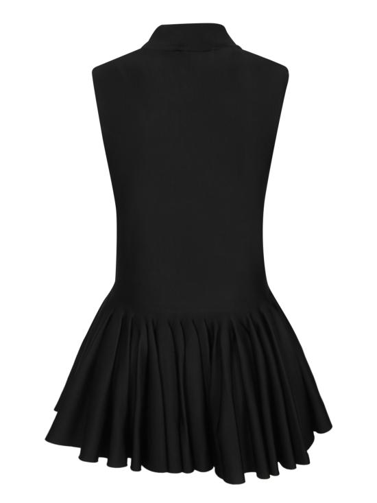 25SS 알라이아 민소매 티셔츠 AA9H1190 K032A 995 Black - ALAIA