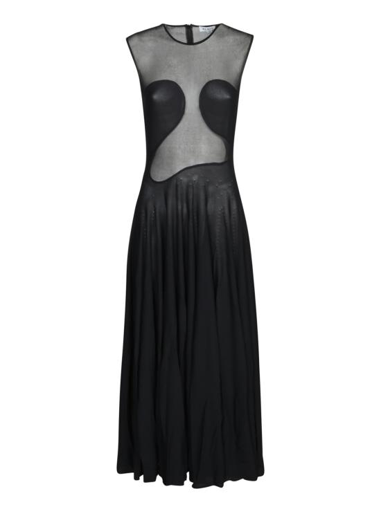 25SS 알라이아 롱 원피스 AA9R2653 K061A 995 Black