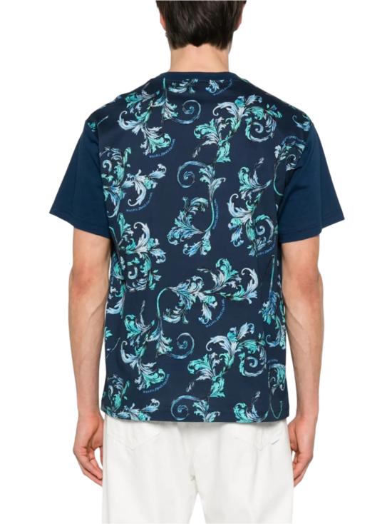 25SS 베르사체 반팔 티셔츠 78GAH615 JS458283 Blue - VERSACE