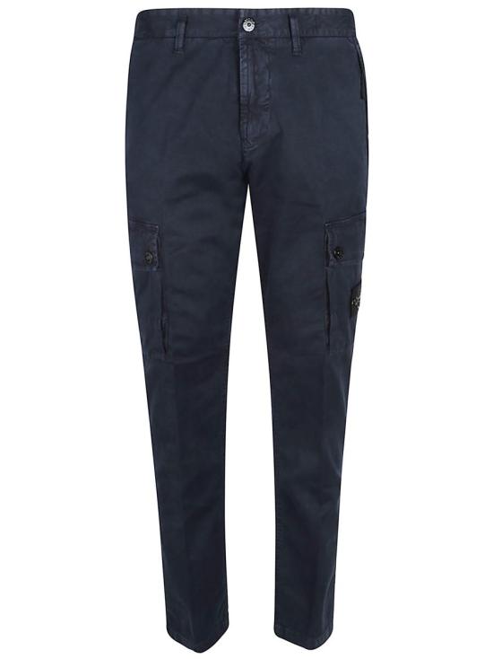 25FW 스톤 아일랜드 슬림 핏 카고 팬츠  K2 S15 31000 34 S00L1 BLUE