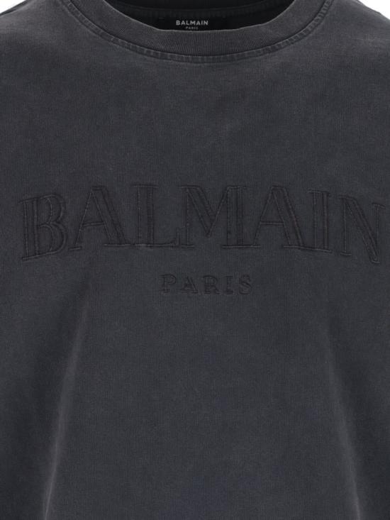 25FW 발망 반팔 티셔츠 FH1EG000BC72YGD GREY - BALMAIN