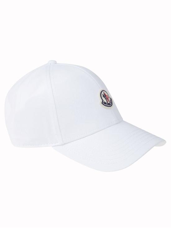 25FW 몽클레어 코튼 개버딘 베이스볼 캡  K2 091 3B000 43 04863 WHITE - MONCLER