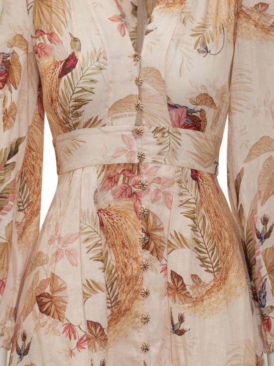 25FW 짐머만 롱 원피스 5146DSS253 CRMPLMFLO PINK - ZIMMERMANN