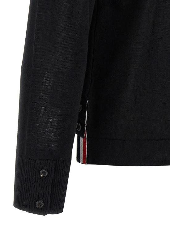 25FW 톰브라운 가디건 MKL007BY1051001 Black - THOM BROWNE