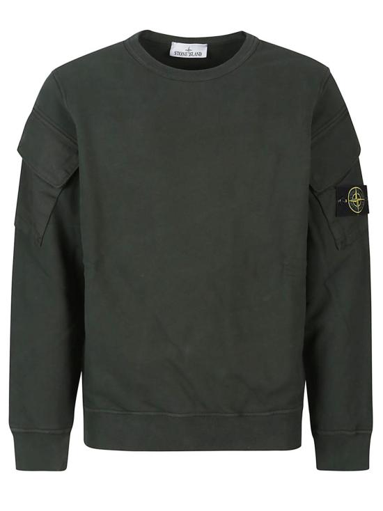 25FW 스톤 아일랜드 브러쉬드 오가닉 코튼 플리스 레귤러 핏 크루넥 스웨트셔츠 K2 S15 61000 08 S0A20 MULTICOLOR